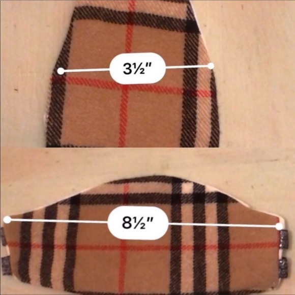 Scottish Wool Tartan Plaid Face Mask Child Size - Picture 4 of 4